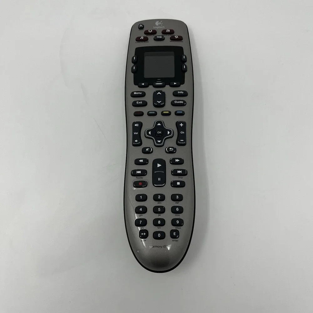 Logitech Harmony 650 Universal Remote Control Silver – Tested, Works, Ready to P